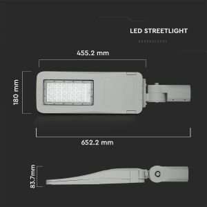 LED Street Light SAMSUNG CHIP - 50W 5000K Clas I Beam Angle Type 3 140LM/W Inventronics Driver