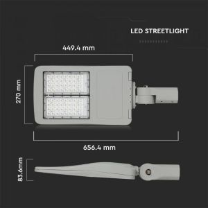 LED Street Light SAMSUNG CHIP - 100W 5000K Clas I Aluminium Dimmable 140LM/W