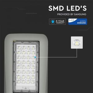 LED Street Light SAMSUNG CHIP - 100W 5000K Clas I Aluminium Dimmable 140LM/W