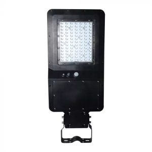 40W LED Solar Street Light Black Body 4000K 120LM/W