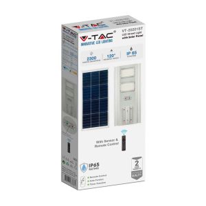 200W LED Solar Street Light 6400K