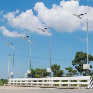 LED Solar Street Light SAMSUNG CHIP - 300W White Body 6400K