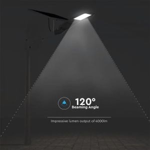 LED Solar Street Light SAMSUNG CHIP - 300W White Body 6400K