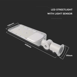 LED Street Light SAMSUNG CHIP Sensor - 30W 4000K 120 LM/W