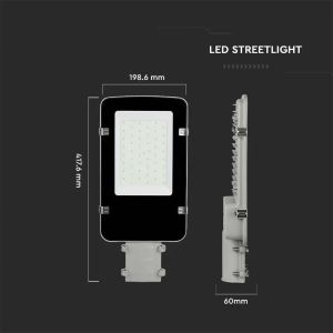 LED Street Light SAMSUNG CHIP - 30W A++ Grey Body 4000K