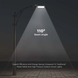 LED Street Light SAMSUNG CHIP A++ 5 Years Warranty - 100W Grey Body 4000K