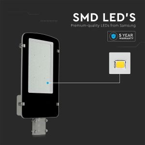 LED Street Light SAMSUNG CHIP A++ 5 Years Warranty - 100W Grey Body 4000K