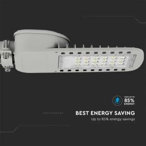 LED Street Light SAMSUNG CHIP 5 Years Warranty - 30W SLIM 4000K 135LM/W