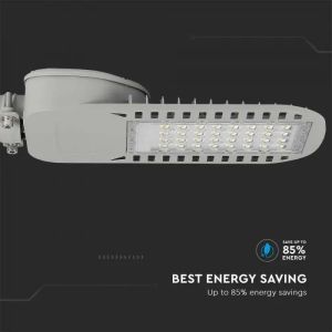 LED Street Light SAMSUNG CHIP 5 Years Warranty - 50W SLIM 4000K 135LM/W