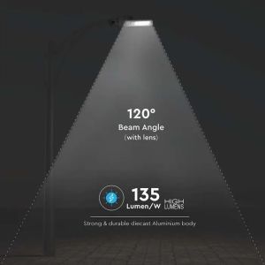 LED Street Light SAMSUNG CHIP 5 Years Warranty - 100W SLIM 4000K 135LM/W