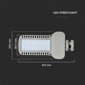 LED Street Light SAMSUNG CHIP 5 Years Warranty - 100W SLIM 6400K 135LM/W