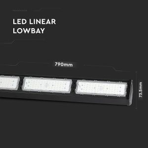 LED Linear Highbay SAMSUNG CHIP - 150W Black Body 6400K 120LM/W