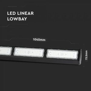 LED Linear Highbay SAMSUNG CHIP - 200W Black Body 6400K 120LM/W