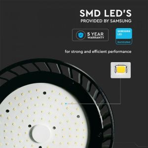 LED Highbay SAMSUNG CHIP - 100W ALU Black Body 120LM/W 4000K