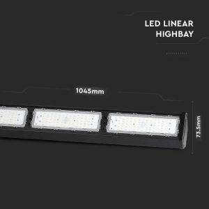 LED Linear Highbay SAMSUNG CHIP - 200W Black Body 120`D 4000K 120LM/W