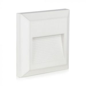 2W LED Step Light White Body Square 4000K