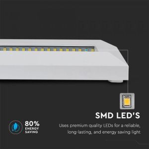 3W LED Step Light White Body Round Рectangular 3000K