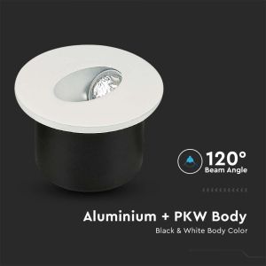 3W LED Step Light Round 3000K