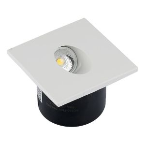 3W LED Step Light Square 3000K