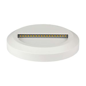 2W LED Step Light White Body Round 4000K