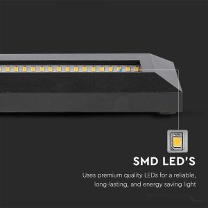 3W LED Step Light Black Body Round Рectangular 4000K