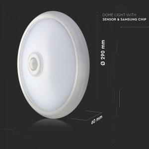 LED Dome Light - SAMSUNG CHIP 12W Sensor 3000K