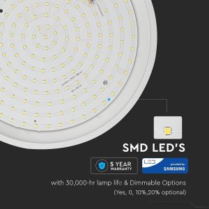 LED Dome Light - SAMSUNG CHIP 12W 120LM/W IP65 Sensor 6400K