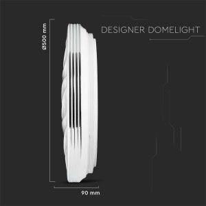 30W - 60W- 30W LED Domelight With Remote Control CCT Changeable Φ500 60mm