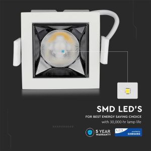 LED Downlight - SAMSUNG CHIP 4W SMD Reflector 12'D 5700K