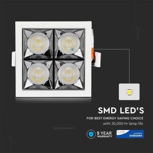 LED Downlight - SAMSUNG CHIP 16W SMD Reflector 12'D 4000K