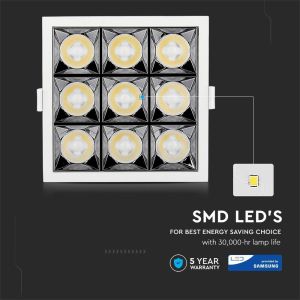 LED Downlight - SAMSUNG CHIP 36W SMD Reflector 12'D 5700K