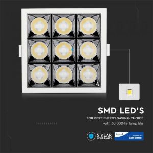 LED Downlight - SAMSUNG CHIP 36W SMD Reflector 36'D 5700K