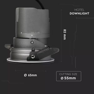 6W LED COB Hotel Downlight 24'D 3000K