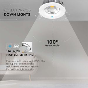 30W LED COB Downlight Reflector A++ Round 6000K