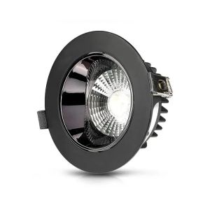 LED Downlight - SAMSUNG CHIP 10W COB Reflector Black Housing 3000K