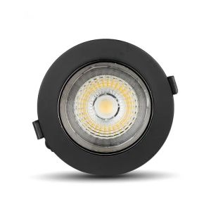 LED Downlight - SAMSUNG CHIP 10W COB Reflector Black Housing 4000K