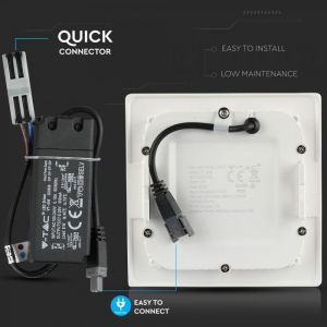 6W LED Panel Premium SAMSUNG CHIP Square 6400K