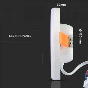 12W LED Adjustable Panel SAMSUNG CHIP Round 3000K