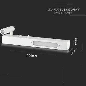 3W+3W LED Hotel Side Light White 3000K