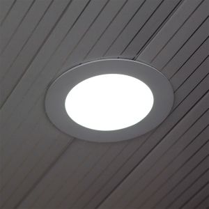 6W LED Panel Downlight Glass - Round 6400K