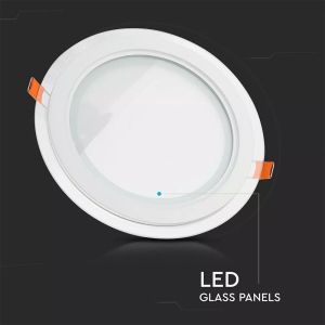 6W LED Panel Downlight Glass - Round 6400K