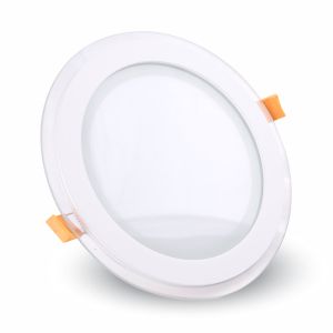 12W LED Panel Downlight Glass - Round 6400K