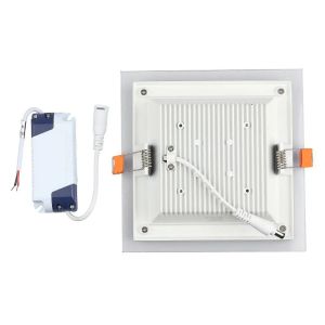 18W LED Panel Downlight Glass - Square 6400K