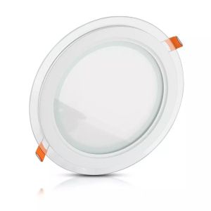 18W LED Panel Downlight Glass - Round 6400K