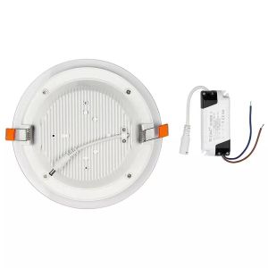 18W LED Panel Downlight Glass - Round 6400K