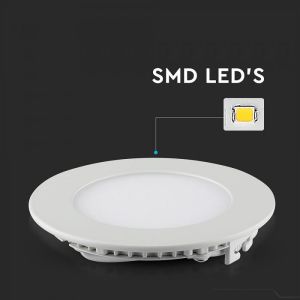 18W LED Premium Panel Downlight - Round 3000K