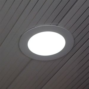 18W LED Premium Panel Downlight - Round 3000K