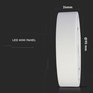 6W LED Surface Panel Downlight Premium - Round 4500K