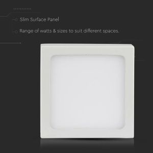 6W LED Surface Panel Downlight Premium - Square 3000K