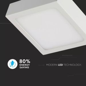 6W LED Surface Panel Downlight Premium - Square 3000K